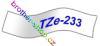 TZe-233 modrá/bílé páska originál BROTHER TZE233 ( TZ-233, TZ233 )