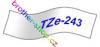 TZe-243 modrá/bílé páska originál BROTHER TZE243 ( TZ-243, TZ243 )
