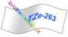 TZe-263 modrá/bílé páska originál BROTHER TZE263 ( TZ-263, TZ263 )