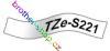 TZe-S221 černá/bílé páska originál BROTHER TZES221 ( TZ-S221, TZS221 )