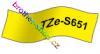 TZe-S651 černá/žluté páska originál BROTHER TZES651 ( TZ-S651, TZS651 )